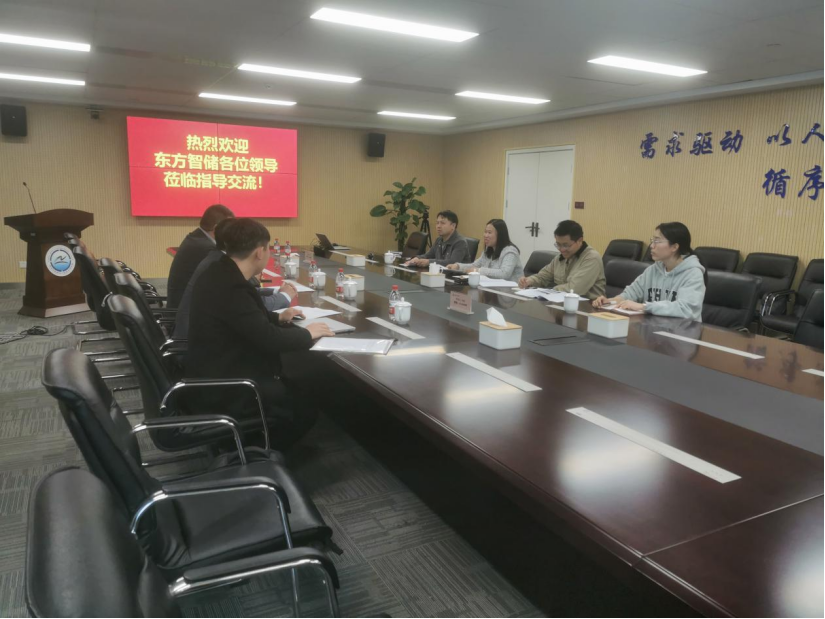 东方智储董事长到访龙子湖新能源实验室开展新项目深度合作对接